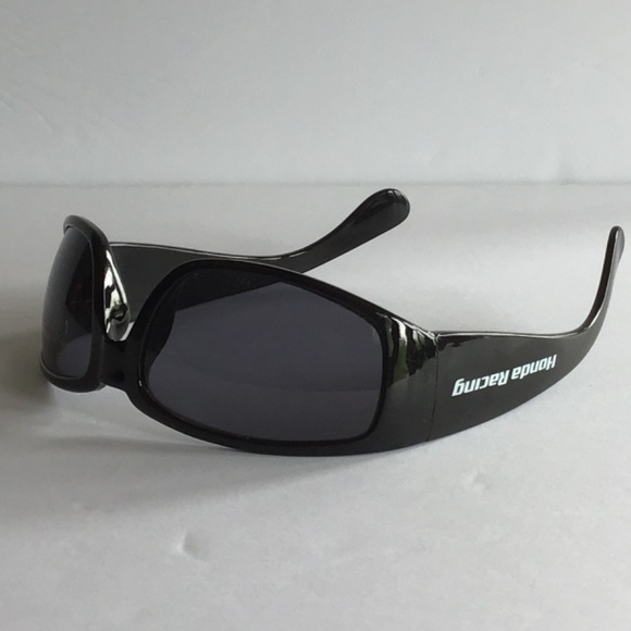 Light Wrap Sunglasses Gloss Black Frame and Black Lens Adult Size - Picture 2 of 7